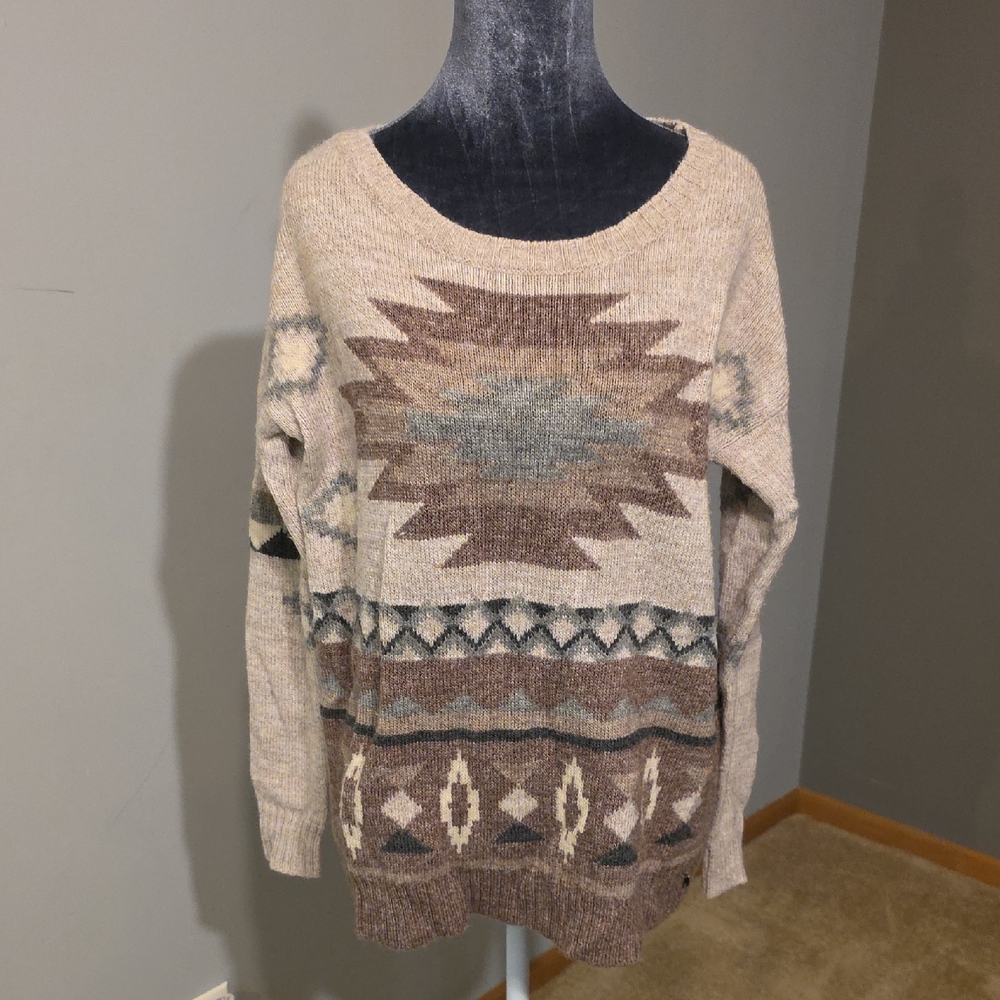 American Eagle Outfitters Aztec Patterned Sweater‎ Sz SP